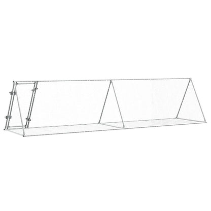 Conejera Acero Galvanizado Plateado 400x105x91 Cm_5