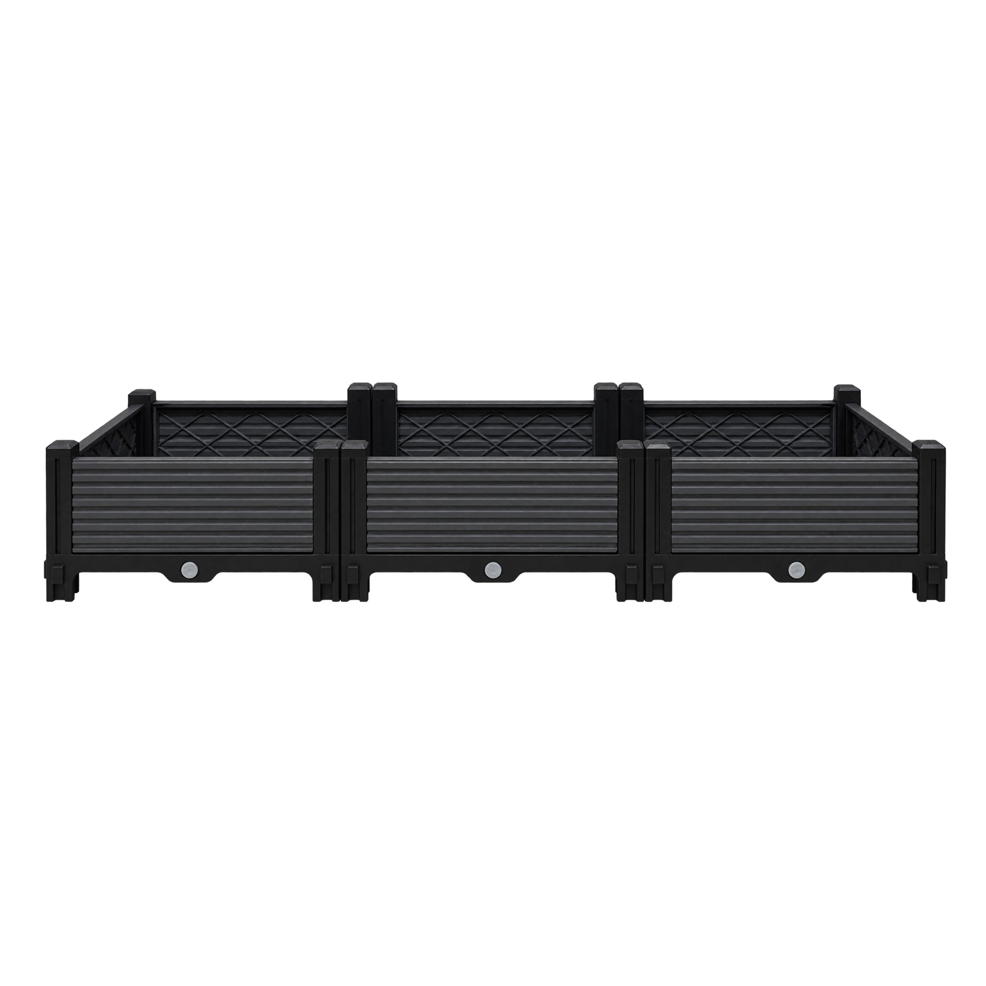 Jardinera Elevada 120x40x22cm Nyana Garden | Modular | Drenaje | Fácil Montaje_1