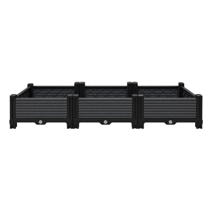Jardinera Elevada 120x40x22cm Nyana Garden | Modular | Drenaje | Fácil Montaje_1