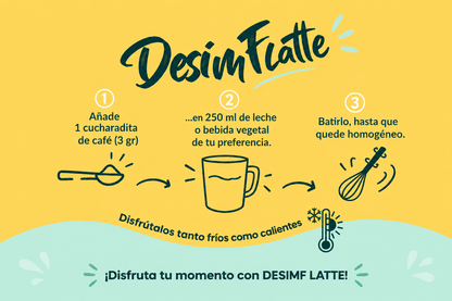 Bebida digestiva natural Desimf Latte con cúrcuma, jengibre y especias 100 g_3