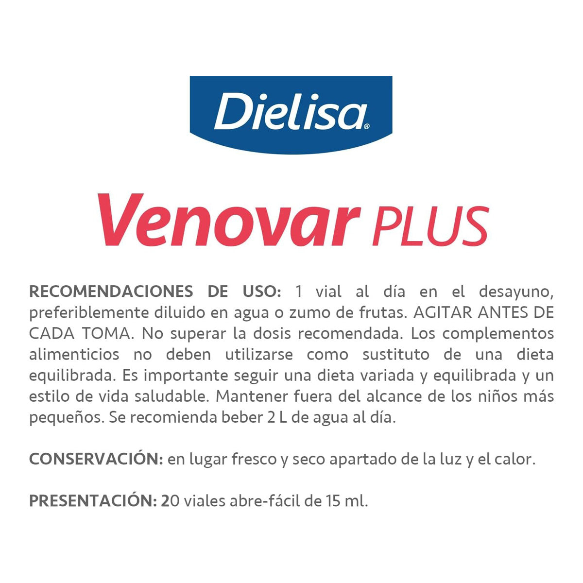 Venovar Plus Viales DIELISA 300g