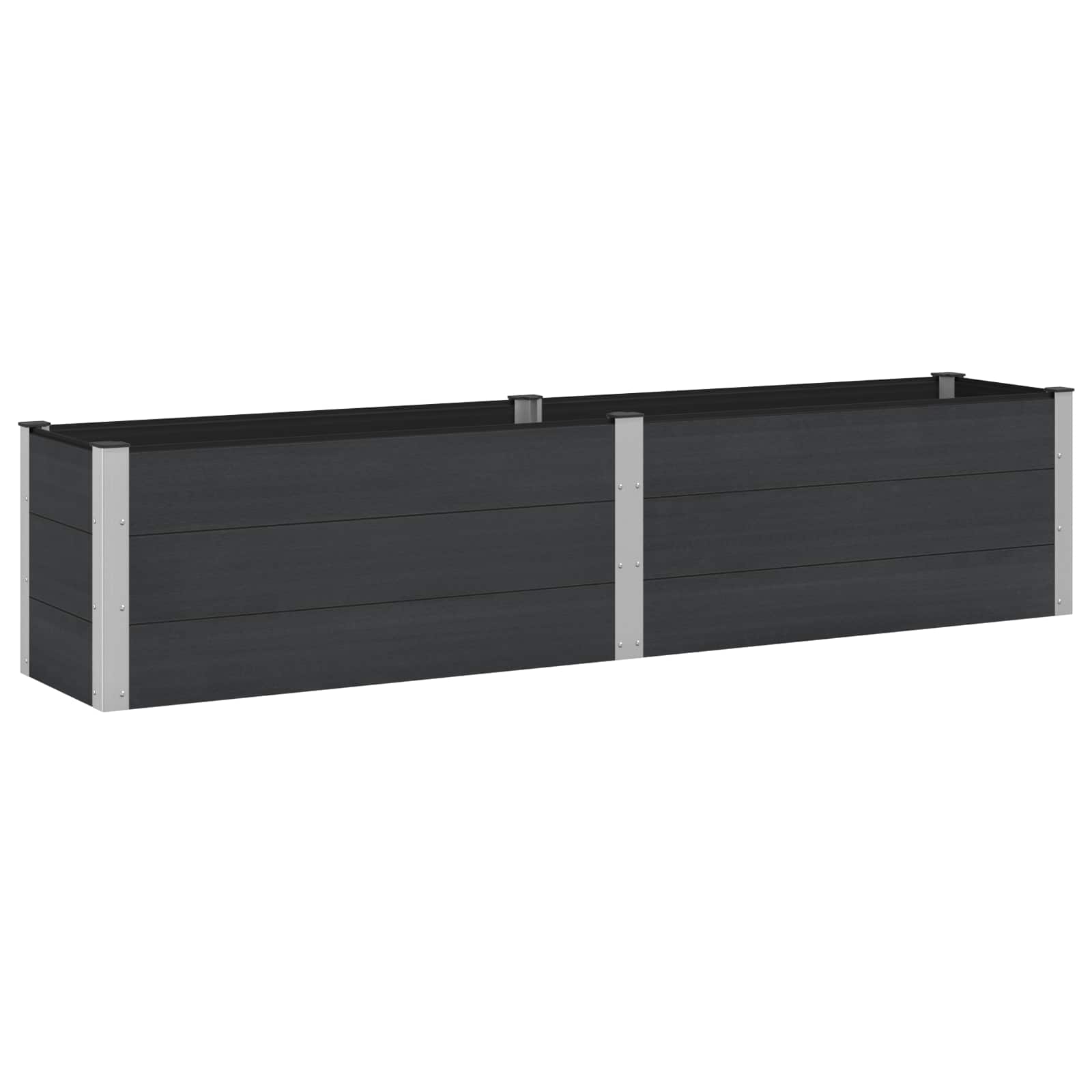 Arriate Elevado Negro 250 X 50 X 54 Cm_0