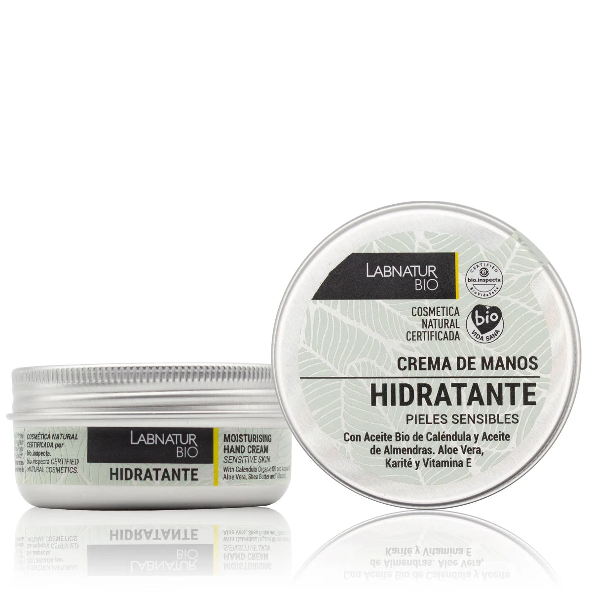Crema de Manos para Piel Sensible Labnatur Bio 50 ml | Caléndula, Aloe Vera y Karité | Hidrata y Calma | Vegano_0