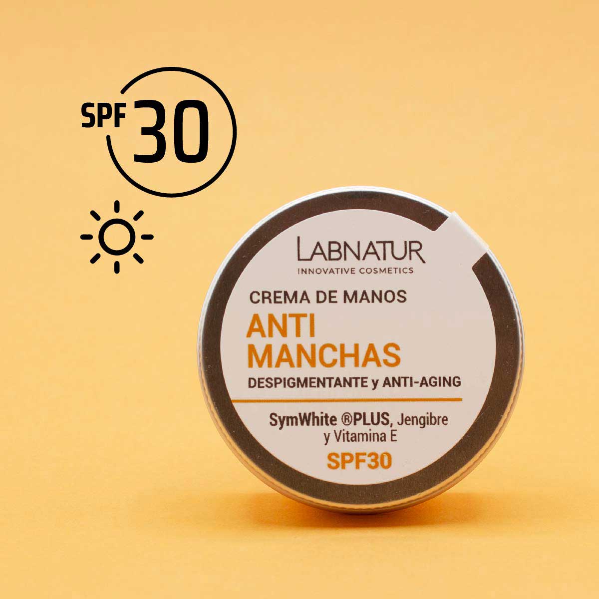 Crema de Manos Antimanchas Labnatur 50 ml | SymWhite Plus y Jengibre | SPF30 | Tono Uniforme | Vegano_1