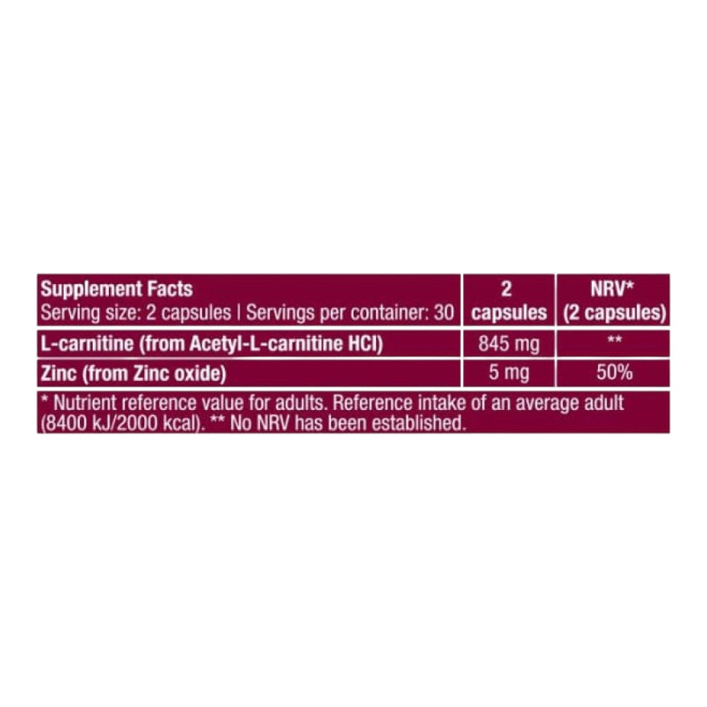 Alc (acetil L-carnitina) - 60 Cápsulas - L-carnitina - Biotech Usa_1