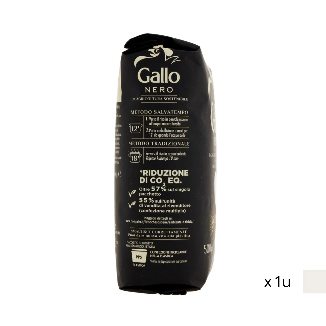 Arroz Negro 100% Integral Gallo 500g
