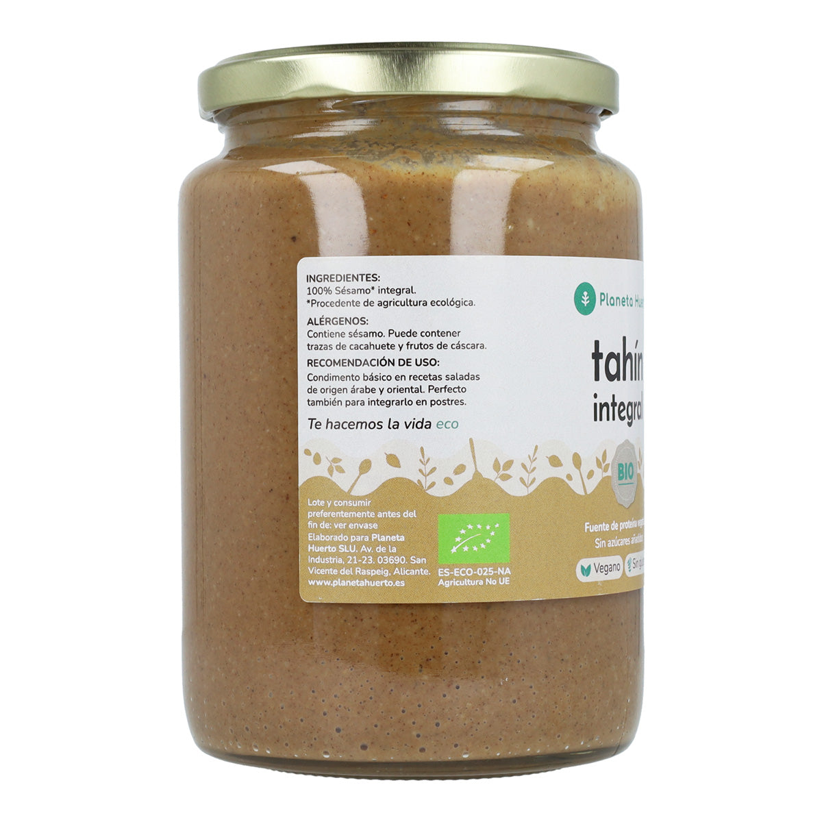 Tahin Integral ECO Planeta Huerto 350g