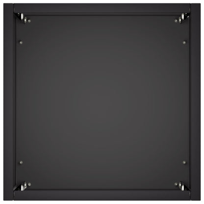 Macetero De Jardín 2 Uds. Negro 20 X 20 X 50 Cm_4