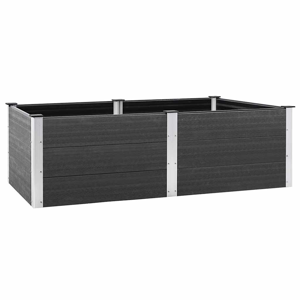 Arriate De Wpc Gris 200x100x54 Cm_0