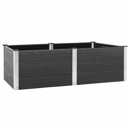 Arriate De Wpc Gris 200x100x54 Cm_0