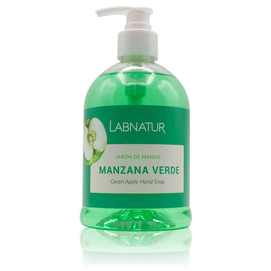 Jabón de Manos de Manzana Verde Labnatur 500 ml | Aroma Afrutado y Herbal | Limpieza Suave | Uso Diario | Vegano_0