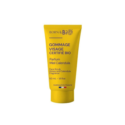 Exfoliante facial de Miel y Caléndula para Pieles Sensibles Certificado Bio 50ml Born to Bio