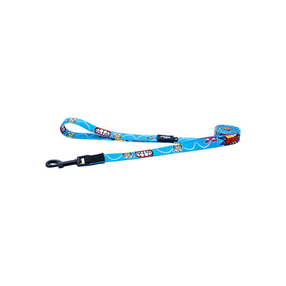 Correa Para Perro, Modelo Fusion De Rogz, Estampado Comic Azul. Talla M (12-22kg)_2