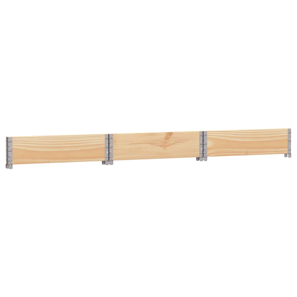 Arriate Elevado Hexagonal Madera Maciza De Pino 160x160 Cm_3