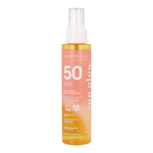 Aceite solar daily sun FPS50 Alphanova 125ml