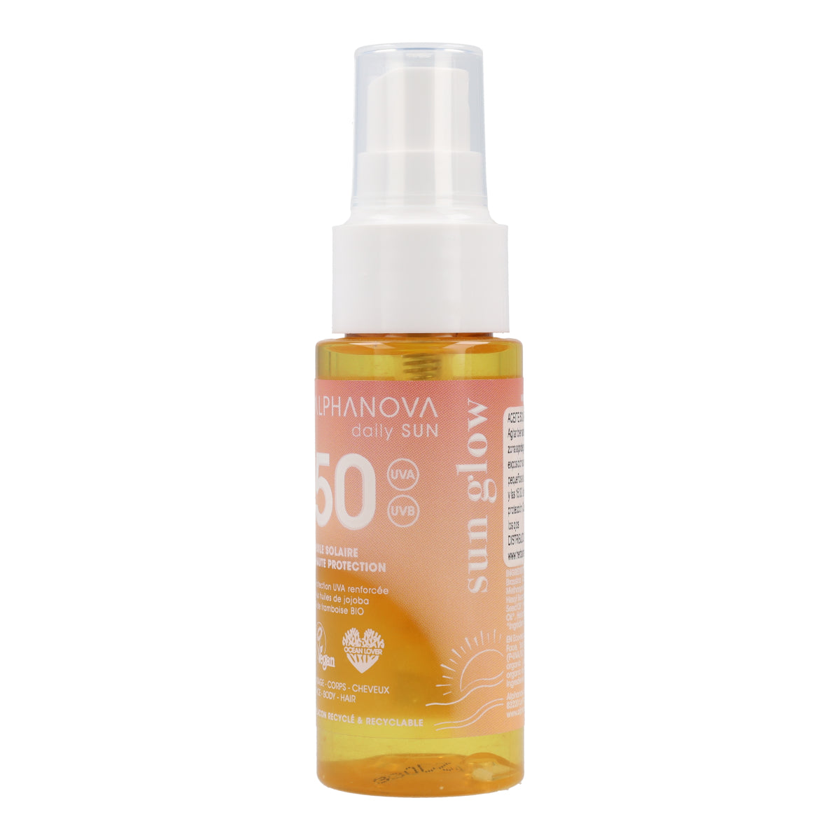 Aceite solar daily sun FPS50 Alphanova 50ml