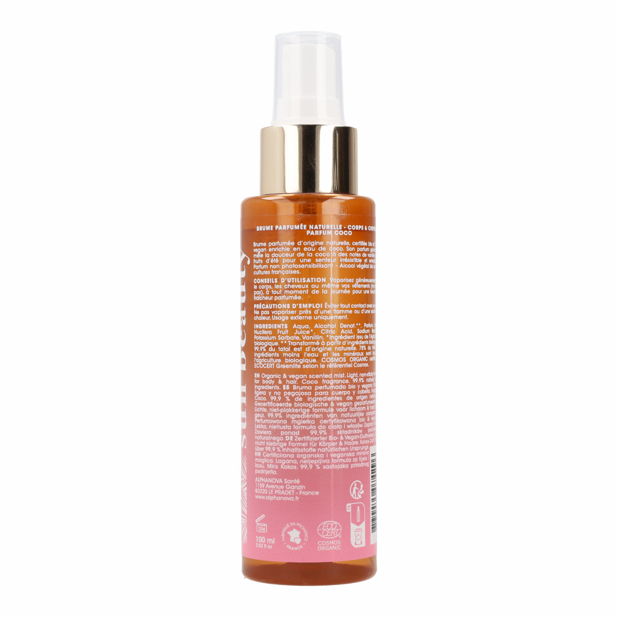 Bruma bebé cabello y cuerpo bio coco Alphanova 100ml