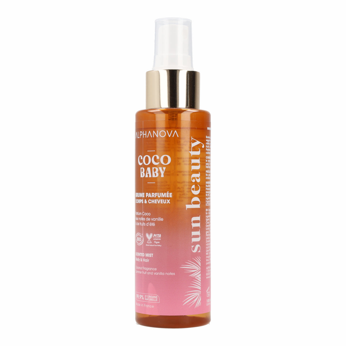 Bruma bebé cabello y cuerpo bio coco Alphanova 100ml