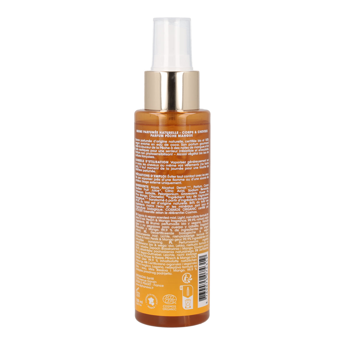 Bruma cabello y cuerpo bio mango Alphanova 100ml