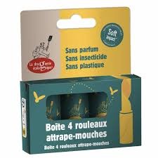 Papel atrapamoscas La Droguerie écologique 4 uds