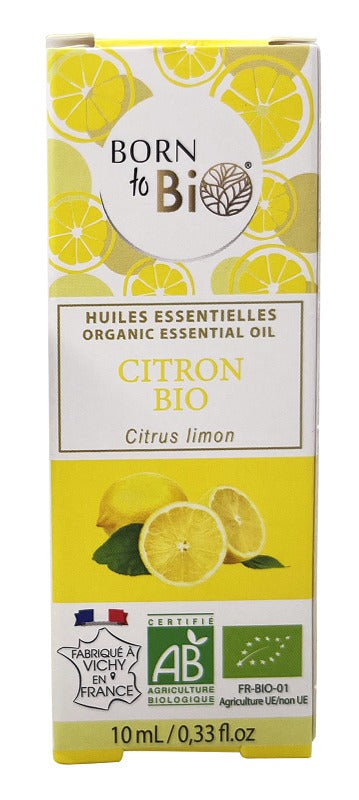 Aceite esencial de limón orgánico Born to Bio 10 ml
