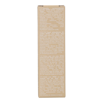 Crema Facial con Color y Protección Solar SPF50 Tono Beige , Laboratories Biarrtiz, 50 ml