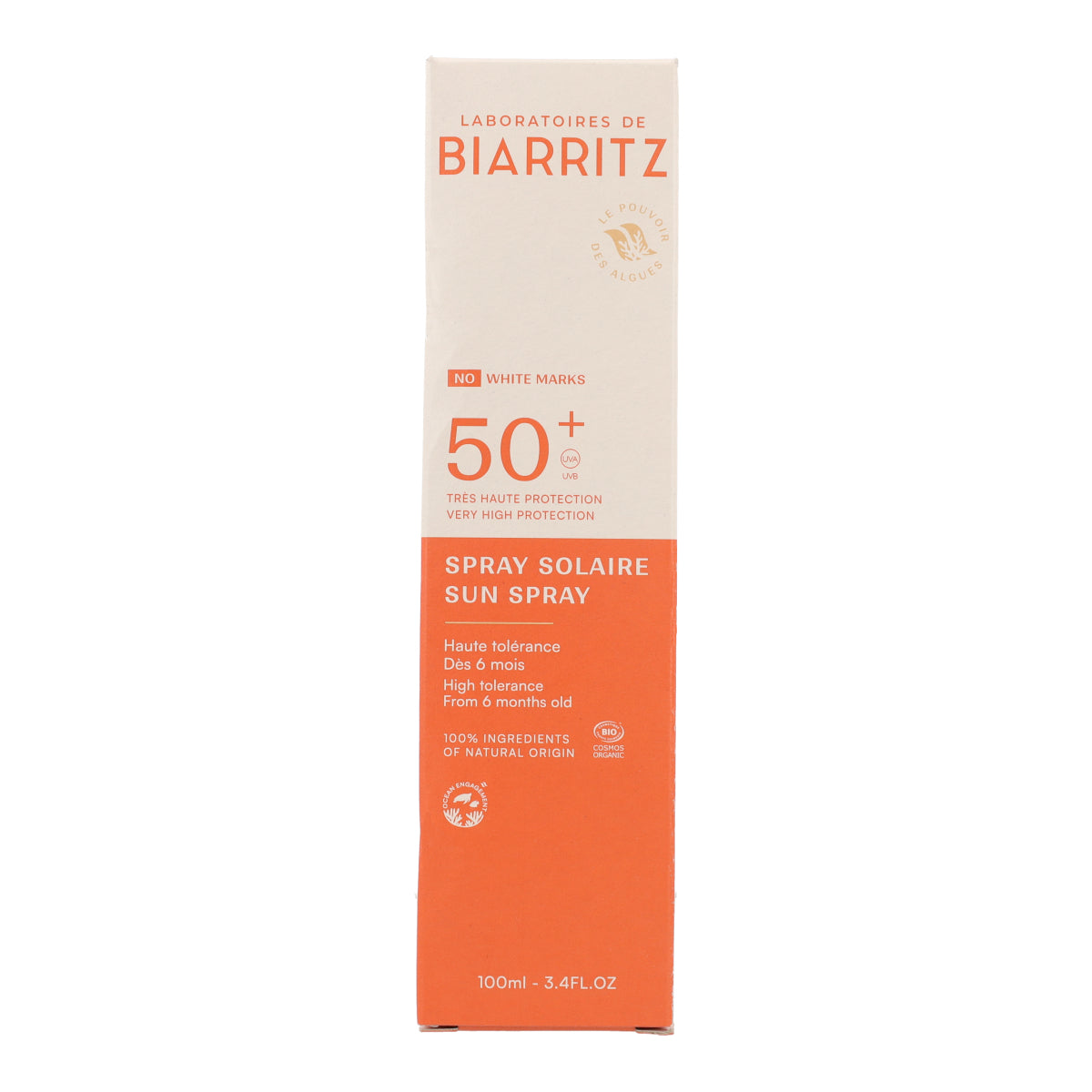 Protector Solar en Spray Cara & Cuerpo SPF 50 Alga Maris 100 ml