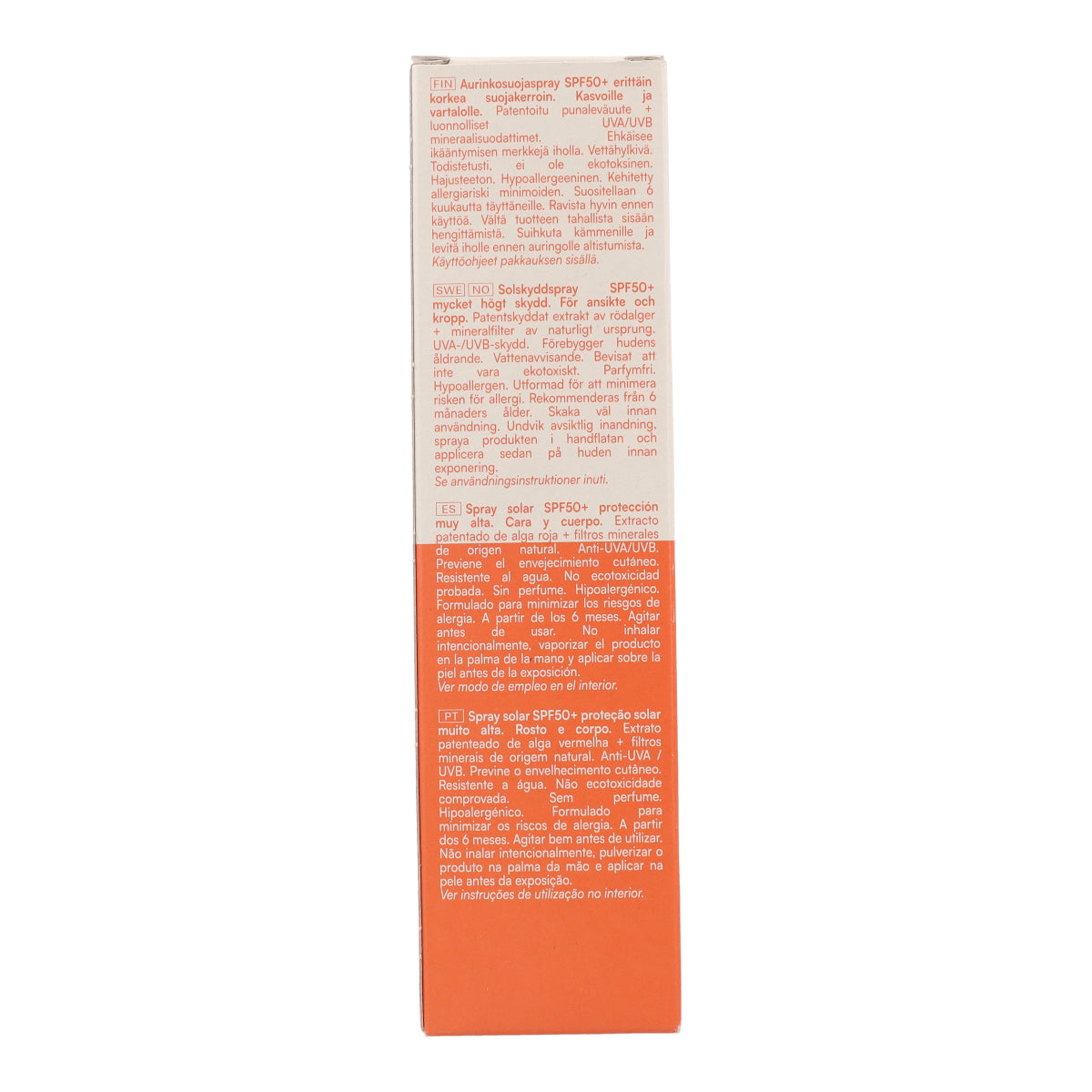 Protector Solar en Spray Cara & Cuerpo SPF 50 Alga Maris 100 ml