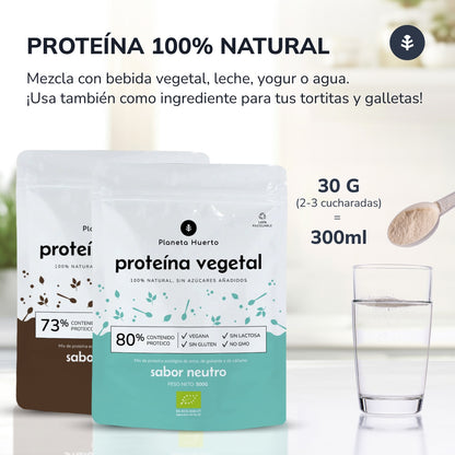 Proteína vegana ECO 76% Banana Planeta Huerto 500 g