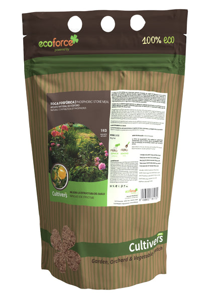 Cultivers Roca Fosfórica 1 Kg. Aporte Natural De Fósforo, Calcio Y Hierro. 100% Ecológico. Preparación De Terreno…_0