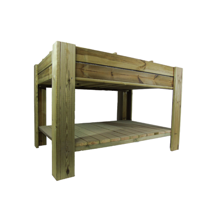 Mesa De Cultivo Tura Profunda 20cm Vidahuerto Con Bandeja Y Separadores 120x80x80 Cm._4