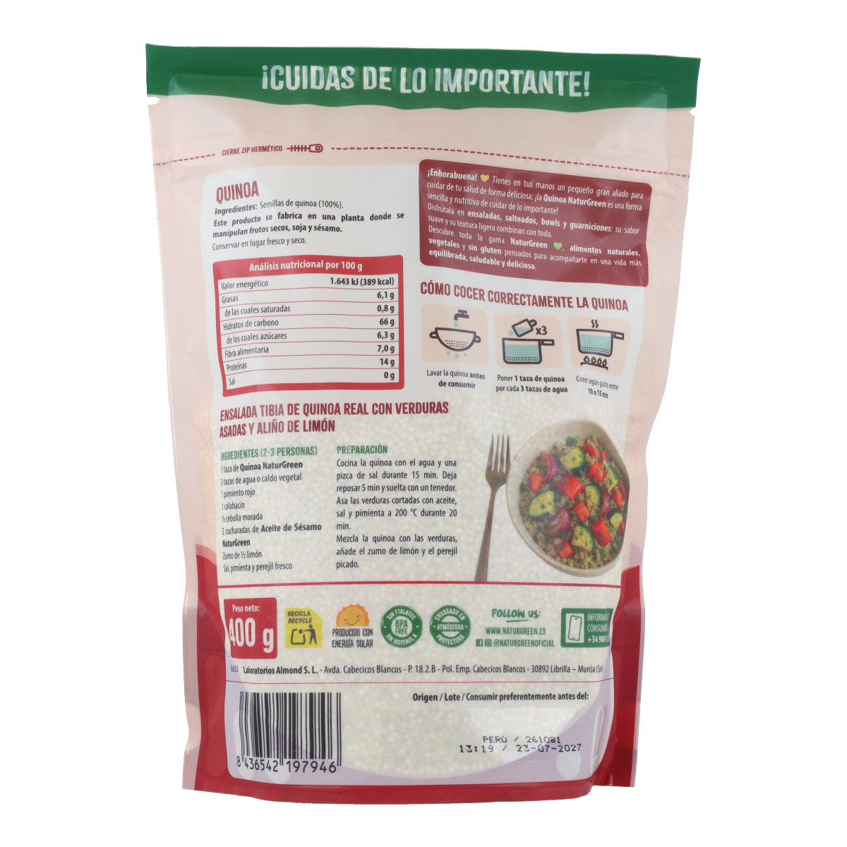 Quinoa NaturGreen 400 g