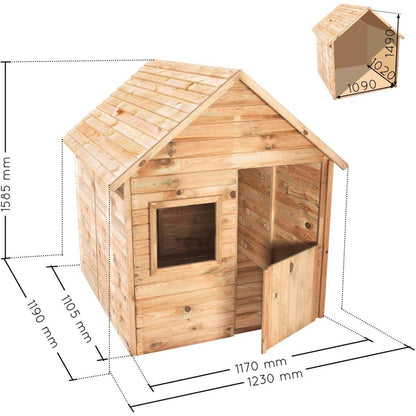 Casita infantil de Madera 100% Tratada Marina Soulet