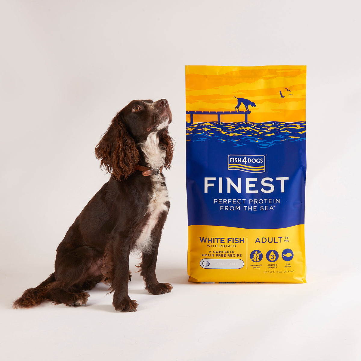 Fish4dogs Pienso Para Perro Adulto Sin Cereales – Pescado Blanco Y Patata 12 Kg_3