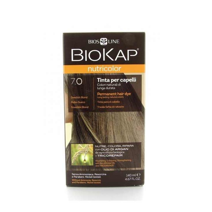 Tinte Rubio Medio Dye 7.0 Biokap 140 ml