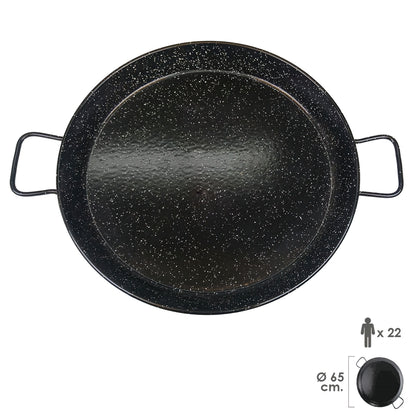 Paellera Valenciana Esmaltada 22personas/ 65 cm_0