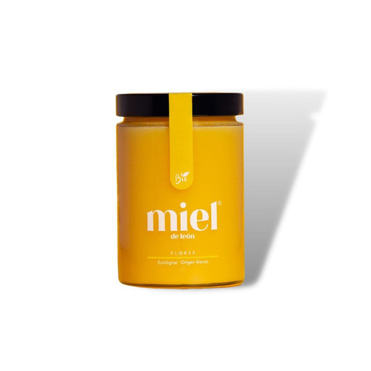 Miel De Flores Ecológica Bio 800g Miel De Leon_0
