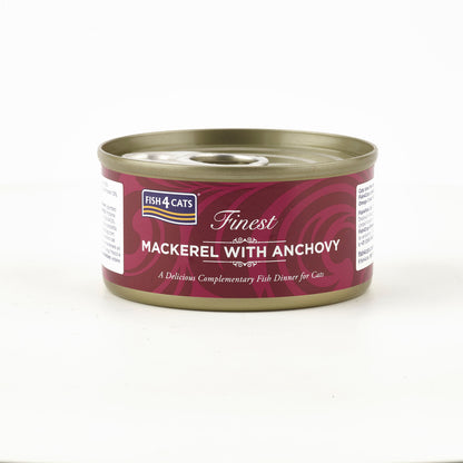 Fish4cats Filete Para Gato – Caballa Con Anchoas 70 G (pack De 10)_3