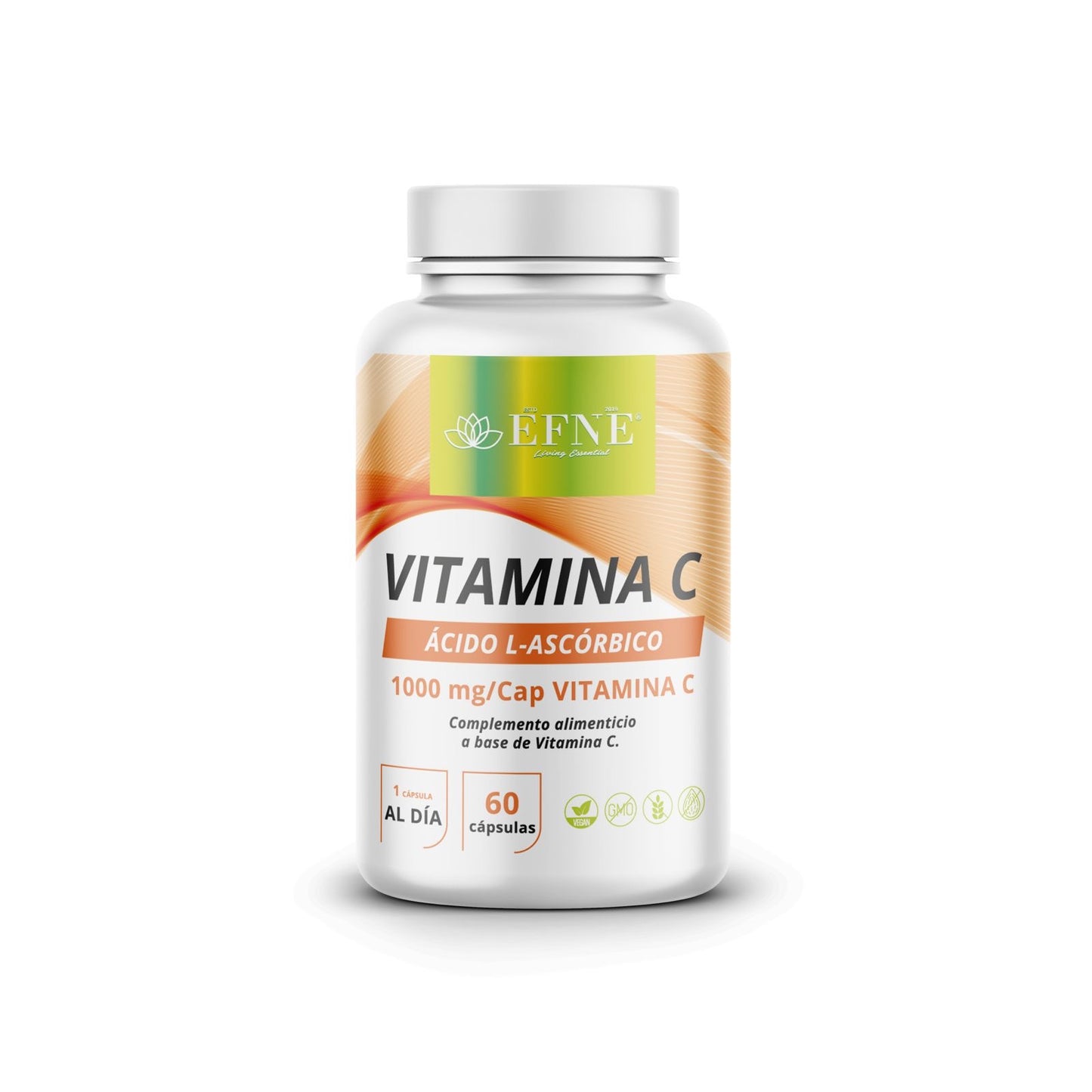 Vitamina C 1000 Mg Efne | 60 Cápsulas | Vegano_0