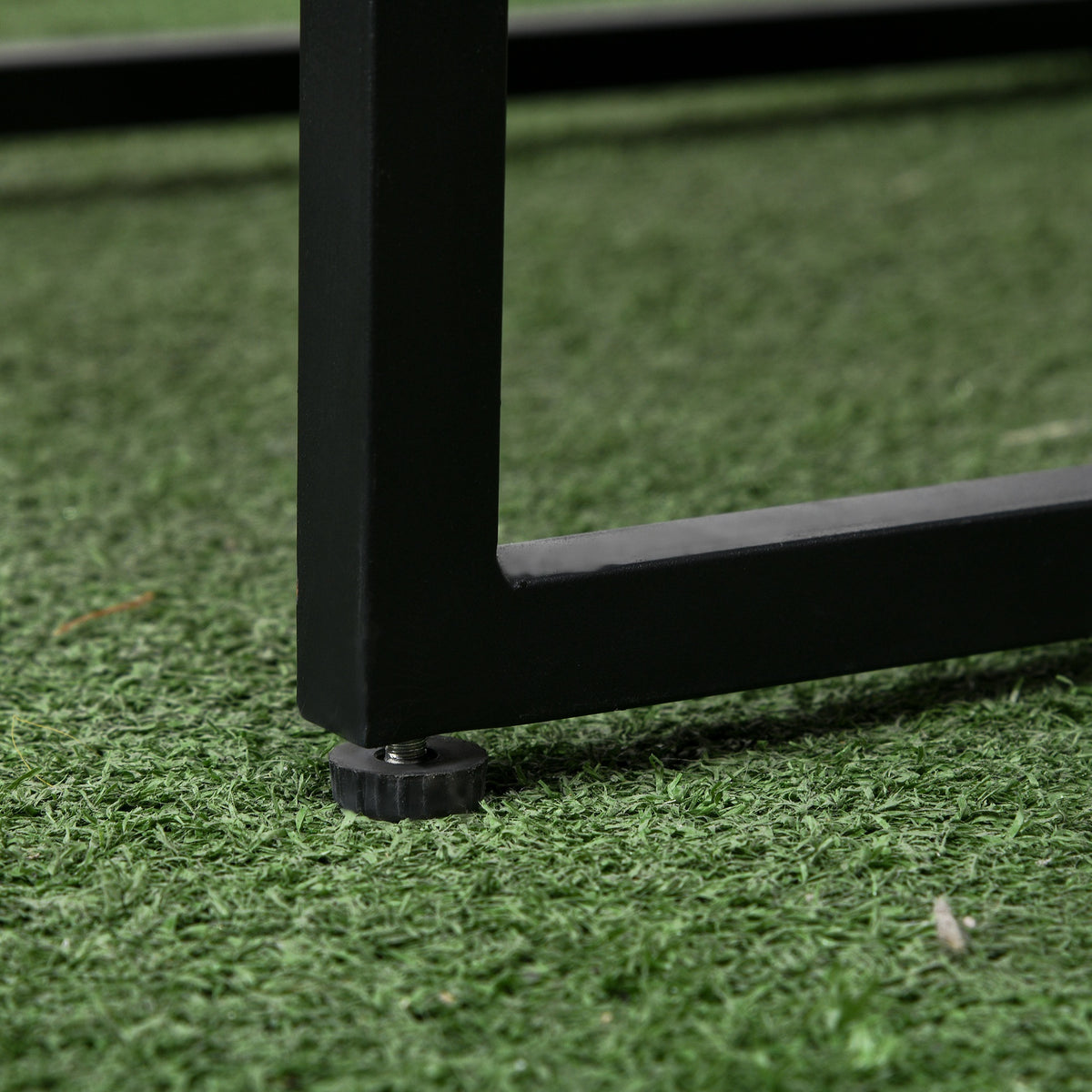 Outsunny Conjunto De Mesa Y Sillas De Jardín Exterior De 3 Piezas Natural Negro_4