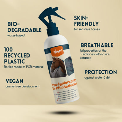 Spray Impermeabilizante Para Mantas De Caballo - Nimo - 500 Ml_2