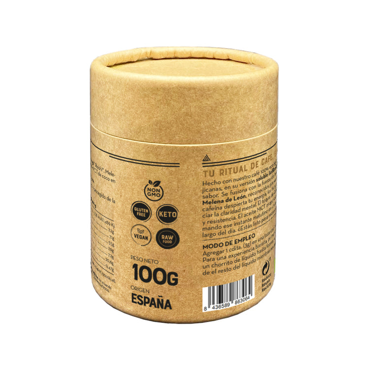 Café Mushroom Latte Bio Soluble En Polvo 100g - Orgánica Superfoods_1