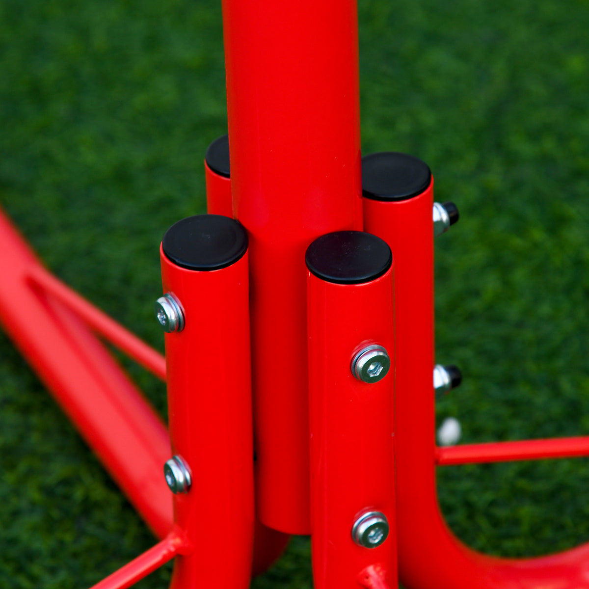 Outsunny Balancín Giratorio Infantil 360 Grados Con Base De 4 Varillas Topes_4