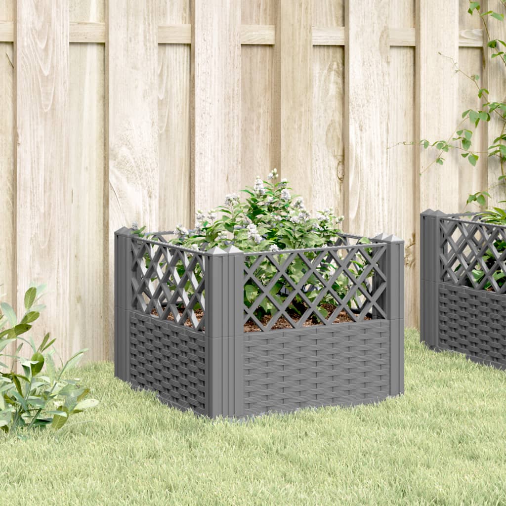 Jardinera Con Clavijas Pp Gris Claro 43,5x43,5x43,5 Cm_2