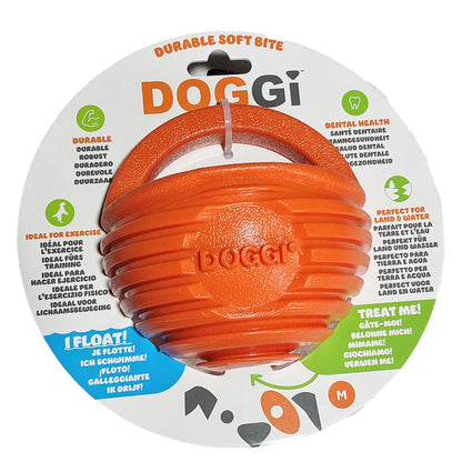 Juguete Para Perro Pelota Con Asa Doggi Ball Talla M 18x18x10 Cm_0