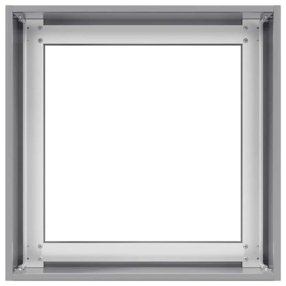 Jardinera 40x40x40 Cm De Acero Galvanizado_4