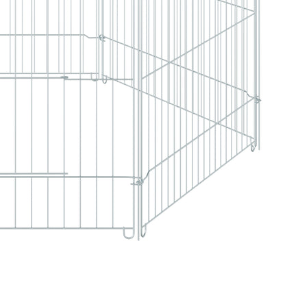 Pawhut Parque De Juegos Para Perros 6 Paneles 59x60 Cm Plegables Puerta Pestillo_3