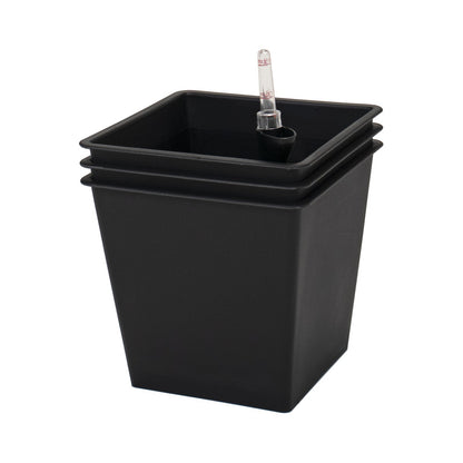 Pack De 3 Macetas Autorriego De Polipropileno Interior Y Exterior Hortalia 36 L 34x34x31 Cm_1