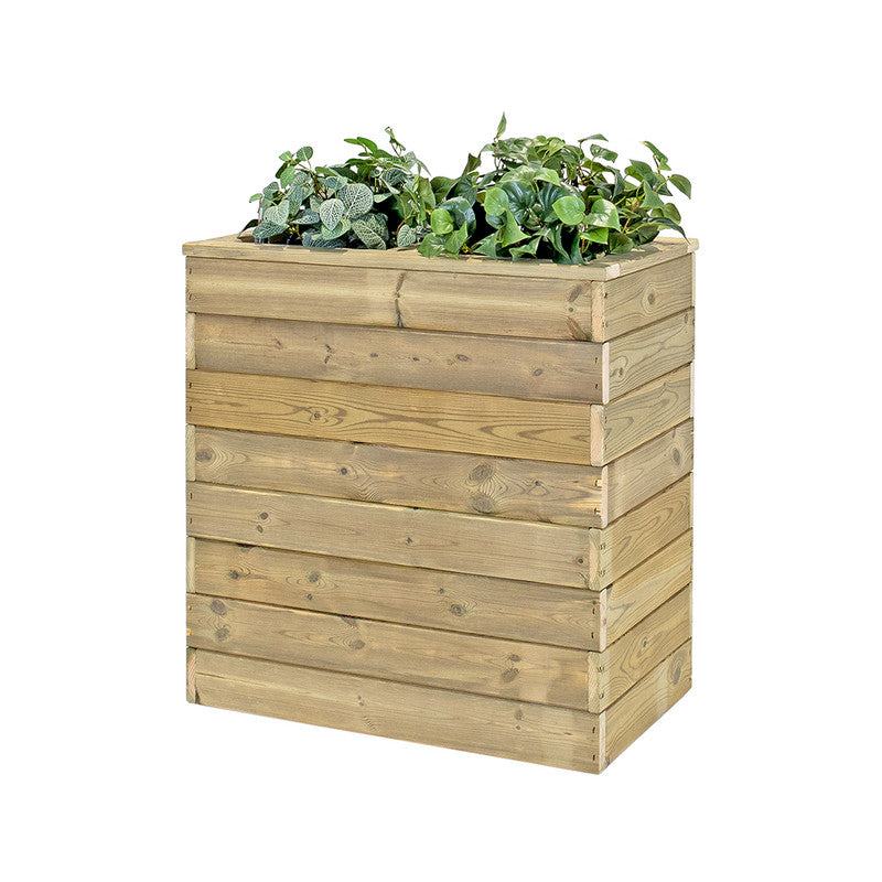 Jardinera Con Autorriego De Madera Nidum Basic Interior Y Exterior Hortalia 75x40x80 Cm_0