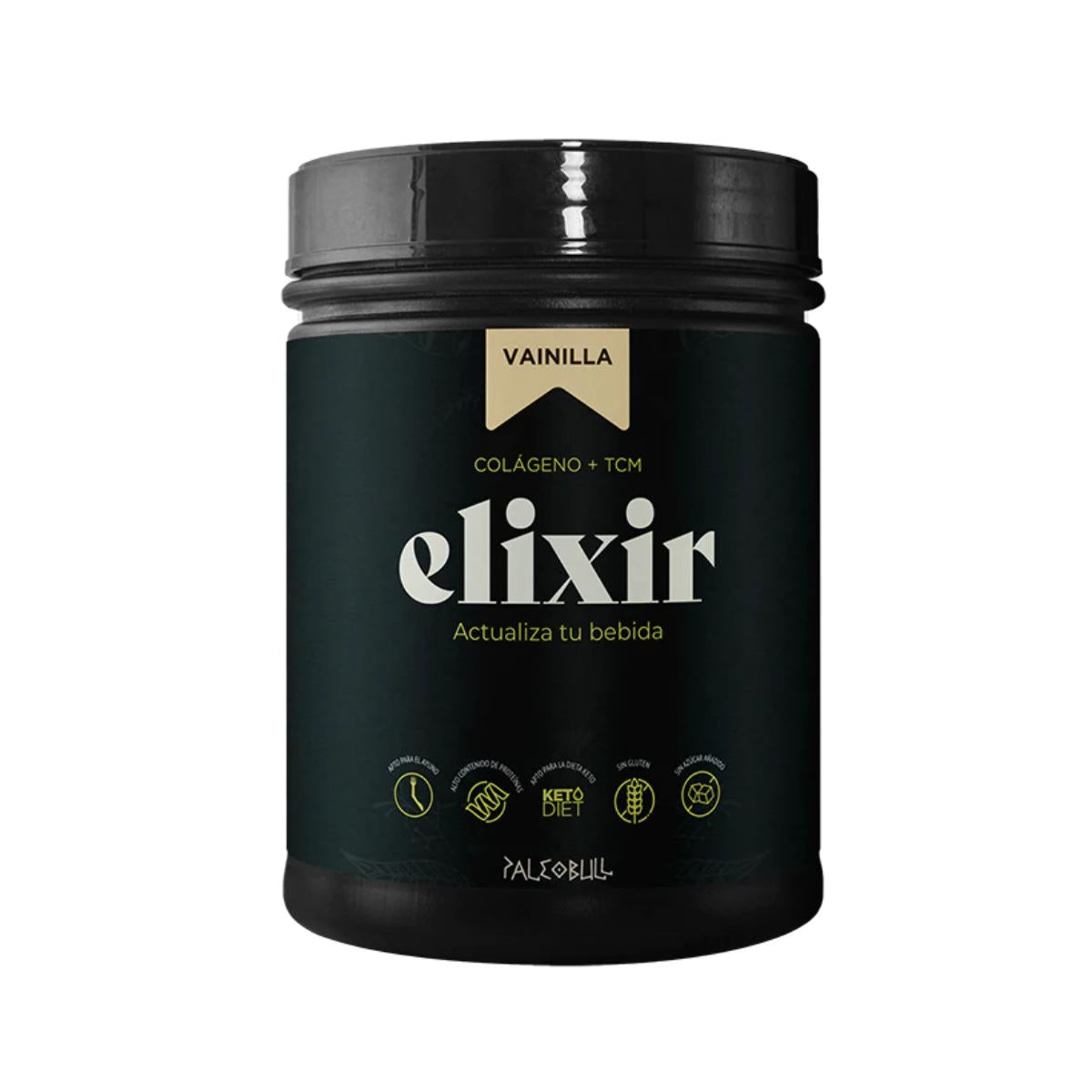 Elixir: Colágeno + Aceite TCM, 450 g Paleobull Elixir Neutro 450 g
